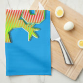 Stijlvolle draak theedoek (Quarter Fold)