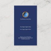 Stijlvolle drielaagse zakelijke ontwikkeling visitekaartje (Achterkant)