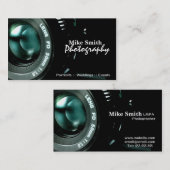 Stijlvolle dubbelzijdige visitekaartjes voor fotog (Voorkant / Achterkant)