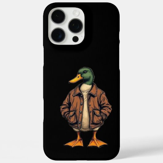 Stijlvolle Duck iPhone 16 Pro Max Hoesje - Uniek B (Achterkant)