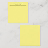 Stijlvolle Duidelijke Eenvoudige Professionele Lic Notitiekaartje (Voorkant / Achterkant)