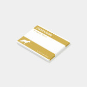 Stijlvolle Duitse Herders Afspraak Post-Its Post-it® Notes (Schuin)