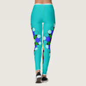 Stijlvolle dunne honingraat met 3D-leggings Leggings (Achterkant)