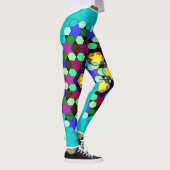 Stijlvolle dunne honingraat met 3D-leggings Leggings (Rechts)