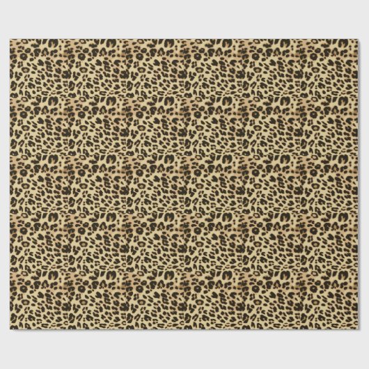 Stijlvolle duopard Animal Print Cadeaupapier (Vlak)