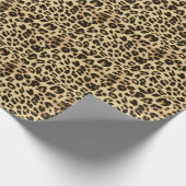 Stijlvolle duopard Animal Print Cadeaupapier (Hoek)