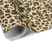 Stijlvolle duopard Animal Print Cadeaupapier (Rol Hoek)