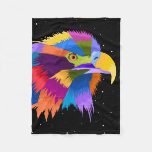 Stijlvolle Eagle Pop Fleece Deken