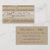 Stijlvolle eend-haarzout Unieke Visitekaartjes (Voorkant / Achterkant)