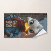 Stijlvolle eend in de stadshanddoek bad handdoek (Handdoek)