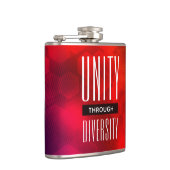 Stijlvolle eenheid door diversiteit heupfles (Rechts)