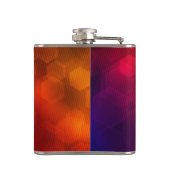 Stijlvolle eenheid door diversiteit heupfles (Achterkant)