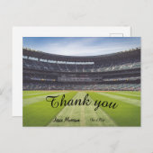 Stijlvolle eenvoudige eigenschap Dank u briefkaart (Voorkant / Achterkant)