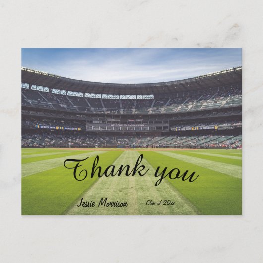 Stijlvolle eenvoudige eigenschap Dank u briefkaart (Voorkant)