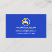 Stijlvolle eenvoudige lekkende dakbedekking visitekaartje (Achterkant)