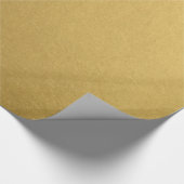 Stijlvolle Eenvoudige Metallic Geïnspireerde Goud Cadeaupapier (Hoek)