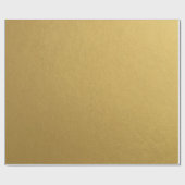 Stijlvolle Eenvoudige Metallic Geïnspireerde Goud Cadeaupapier (Vlak)