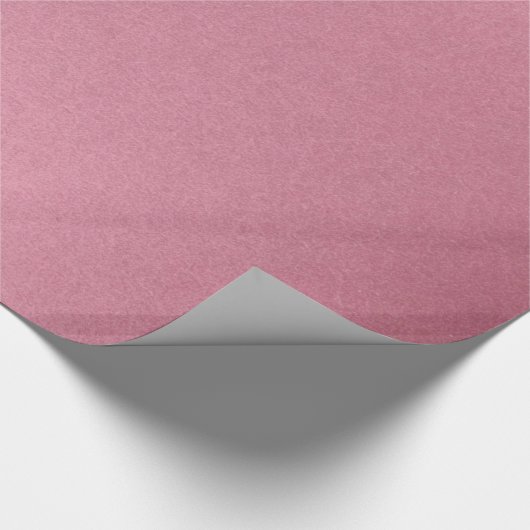 Stijlvolle Eenvoudige Metallic Roze Inspiratie Cadeaupapier (Hoek)
