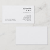 Stijlvolle Eenvoudige Moderne Elegante Bedrijf Sja Visitekaartje (Voorkant / Achterkant)