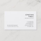 Stijlvolle Eenvoudige Moderne Elegante Bedrijf Sja Visitekaartje (Voorkant)