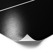 Stijlvolle eenvoudige tekst en dunne strepen foto afdruk (Hoek)