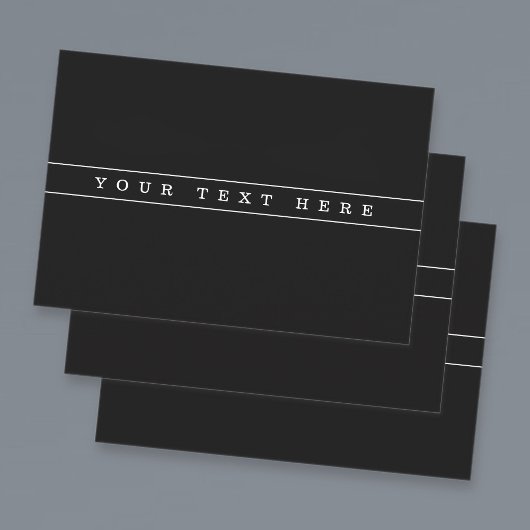 Stijlvolle eenvoudige tekst en dunne strepen inpakpapier vel