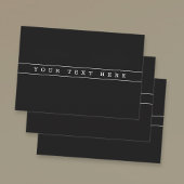 Stijlvolle eenvoudige tekst en dunne strepen inpakpapier vel