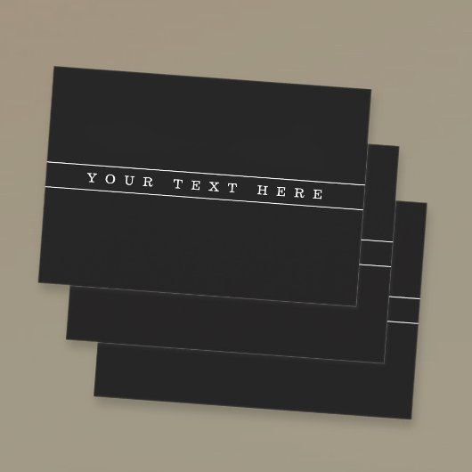 Stijlvolle eenvoudige tekst en dunne strepen inpakpapier vel