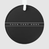 Stijlvolle eenvoudige tekst en dunne strepen ornament (achterkant)