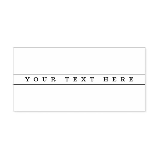 Stijlvolle eenvoudige tekst en dunne strepen rubberstempel (Afrduk)