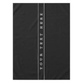 Stijlvolle eenvoudige tekst en dunne strepen tafelkleed (Voorkant)