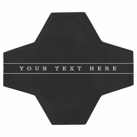 Stijlvolle eenvoudige tekst en dunne strepen voetbal (Enkel)