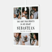 Stijlvolle eerbetuiging 6 foto collage huisdier ka metalen ornament (Voorkant links)