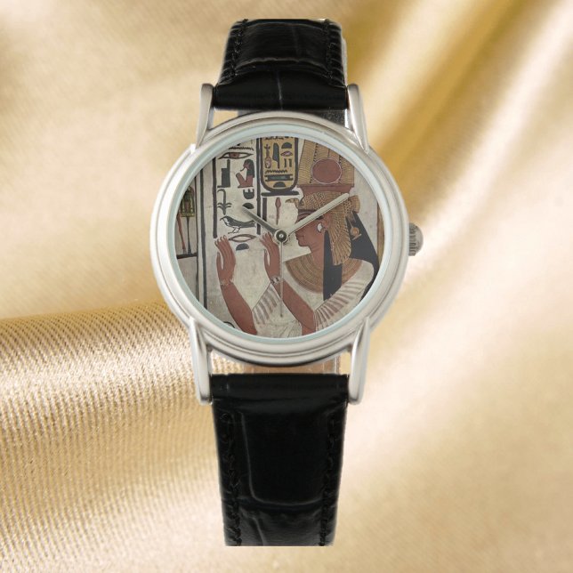 Stijlvolle Egyptische godin eWatch Horloge (https://www.zazzle.com/store/capricepetit)