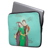 Stijlvolle Electronics Bag Laptop Sleeve (Voorkant Links)