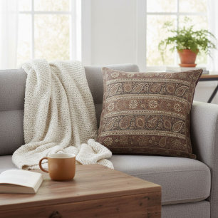 Stijlvolle elegante bloemrijke hedendaagse chique  kussen