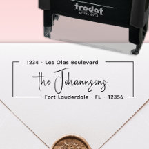 Stijlvolle Elegante Handtekening Familie Retouradr