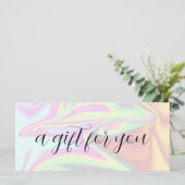 Stijlvolle, elegante holografische zweepslagen en (Staand voorkant)