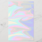 Stijlvolle, elegante holografische zweepslagen en  flyer (Achterkant)