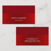 Stijlvolle, elegante kleurenkleur, Professional Visitekaartje (Voorkant / Achterkant)