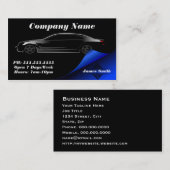 Stijlvolle Elegante Krachtige Auto EU Visitekaartje (Voorkant / Achterkant)