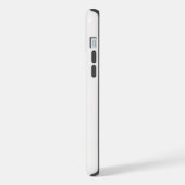 Stijlvolle elegante lijn bloemenbruin zwart roze iPhone hoesje (Linkerkant)