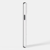 Stijlvolle elegante lijn bloemenbruin zwart roze iPhone hoesje (Rechterkant)