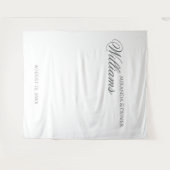 Stijlvolle elegante luxe bruiloft achtergrond wandkleed (Voorkant (horizontaal))