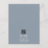 Stijlvolle elegante moderne aangepaste naam behuiz informatiekaartje (Achterkant)