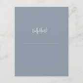 Stijlvolle elegante moderne aangepaste naam behuiz informatiekaartje (Voorkant)