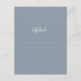 Stijlvolle elegante moderne aangepaste naam behuiz informatiekaartje