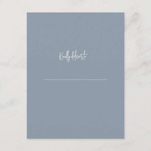 Stijlvolle elegante moderne aangepaste naam behuiz informatiekaartje (Voorkant)