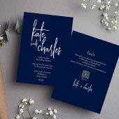 Stijlvolle Elegante Moderne Aangepaste Namen Bruil Kaart