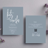 Stijlvolle Elegante Moderne Aangepaste Namen Bruil Kaart